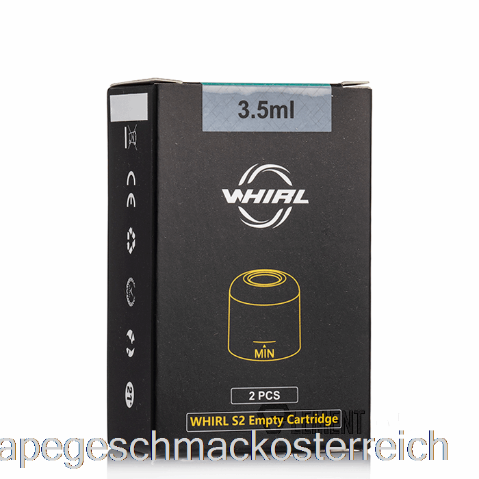Uwell Whirl S2 Ersatz-Pods, 3,5 Ml, Nachfüllbarer Pod, Vape-Geschmack